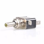 Comutator / Intrerupator metalic auto - ON si OFF, capac plastic albastru